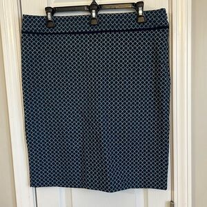 The Limited Exact Stretch Geometric Pencil Skirt